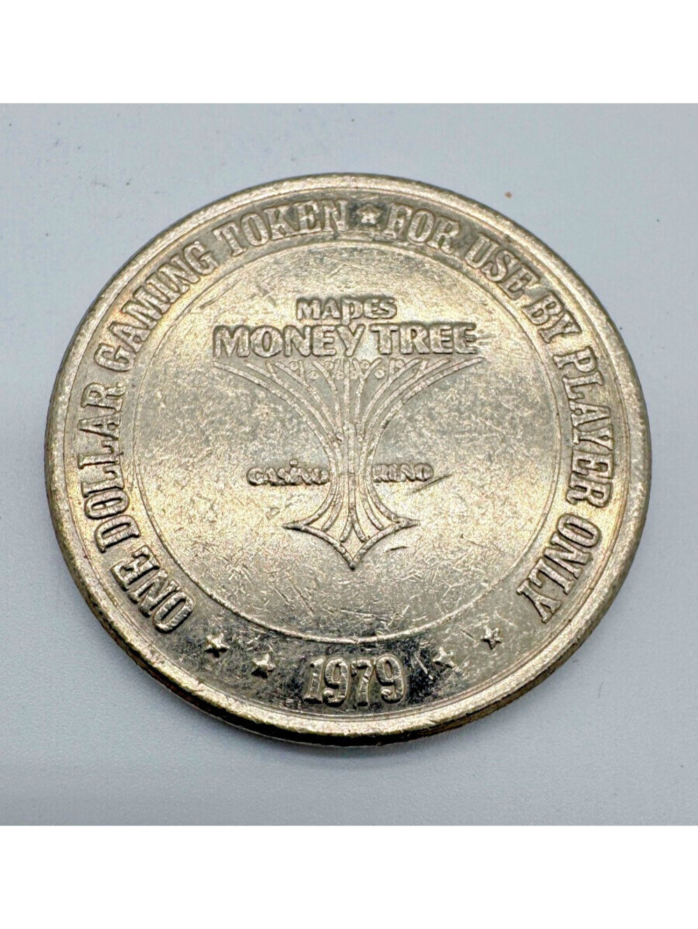 Vintage 1979 Mapes Money Tree Casino $1 Gaming Token Reno Nevada (Qty)